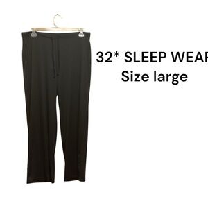 32* SLEEP WEAR DRAWSTRING PAJAMA PANTS WORN ONCE